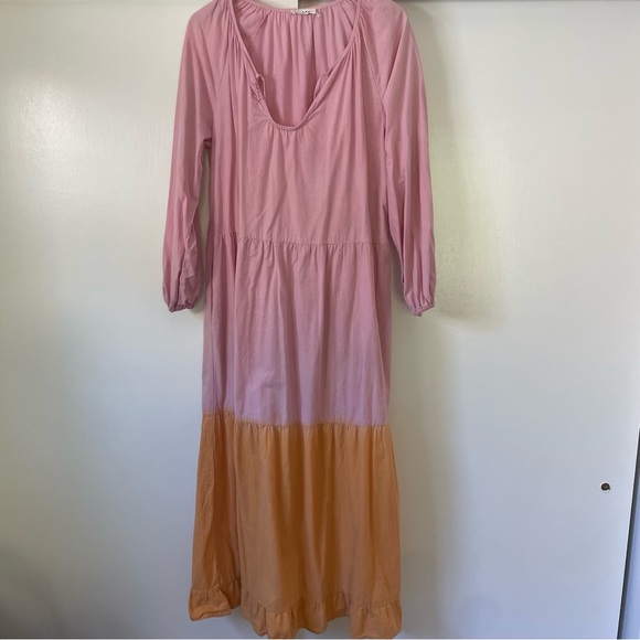 Lacausa Berkeley Dress in Creamsicle, sz L - Picture 4 of 5